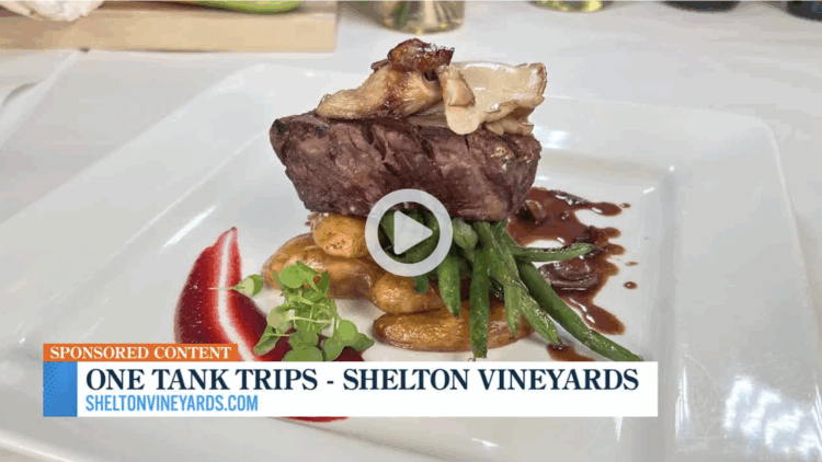 Shelton Vineyards on WBTV One Tank Trip