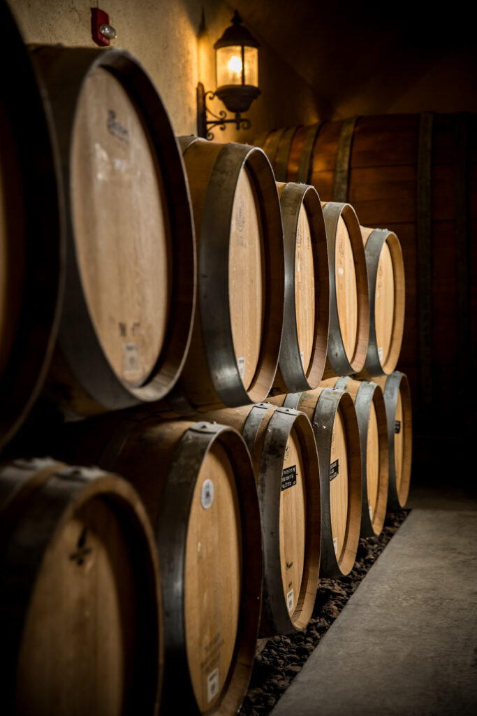 Shelton Vineyards Barrels